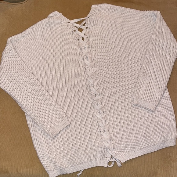 Women’s Beige Sweater by Miracle - Picture 3 of 5